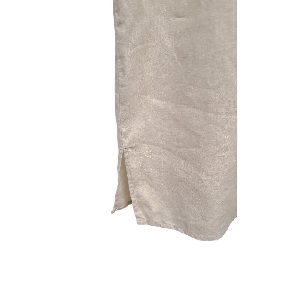 Peck & Peck Linen Tunic Womens Size Medium Sleeveless Embroidered Top - Picture 5 of 8